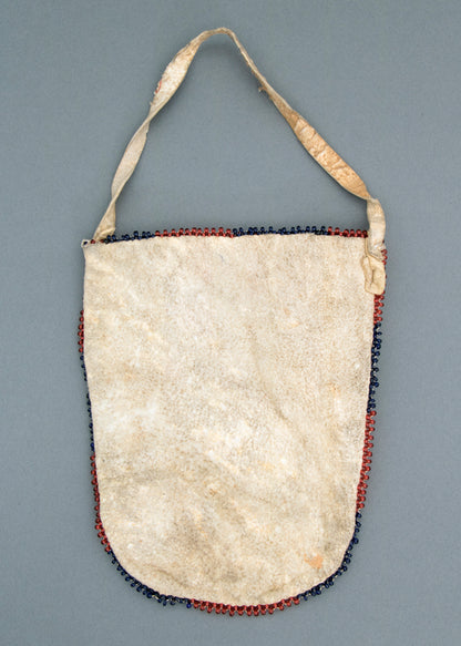 Beaded Hide Pouch, circa 1900
