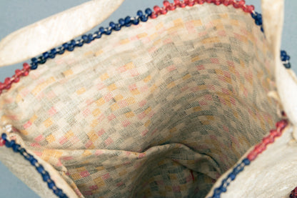 Beaded Hide Pouch, circa 1900