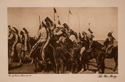 The War Party, Photogravure, copyright 1913