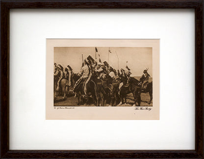 The War Party, Photogravure, copyright 1913