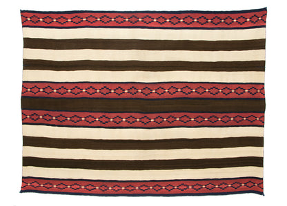 Diné (Navajo) artwork for sale. Chief's Blanket, First Phase Variant Pattern, circa 1850, Denver, Colorado, Art Gallery)