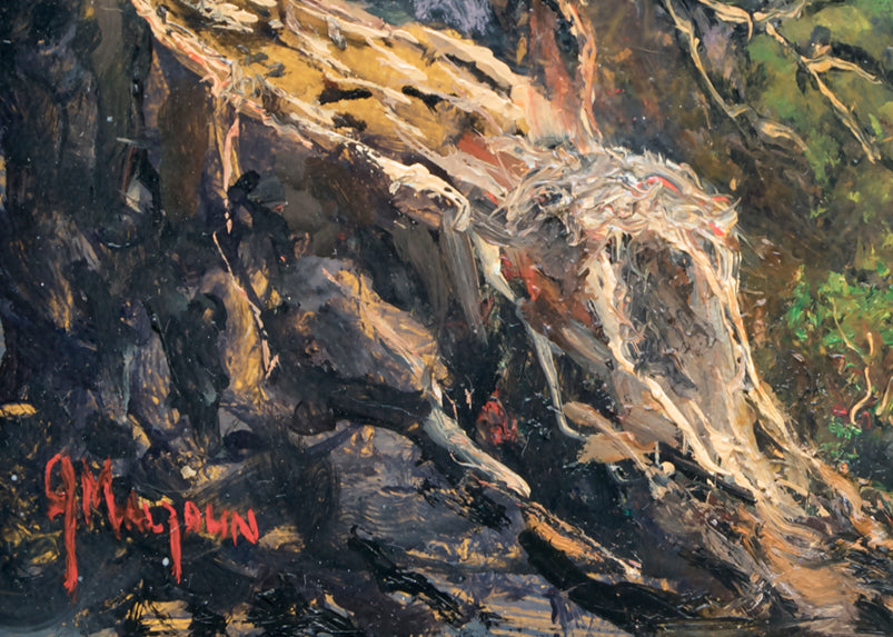 Spanish Peaks (Colorado), Oil Painting, circa 2010