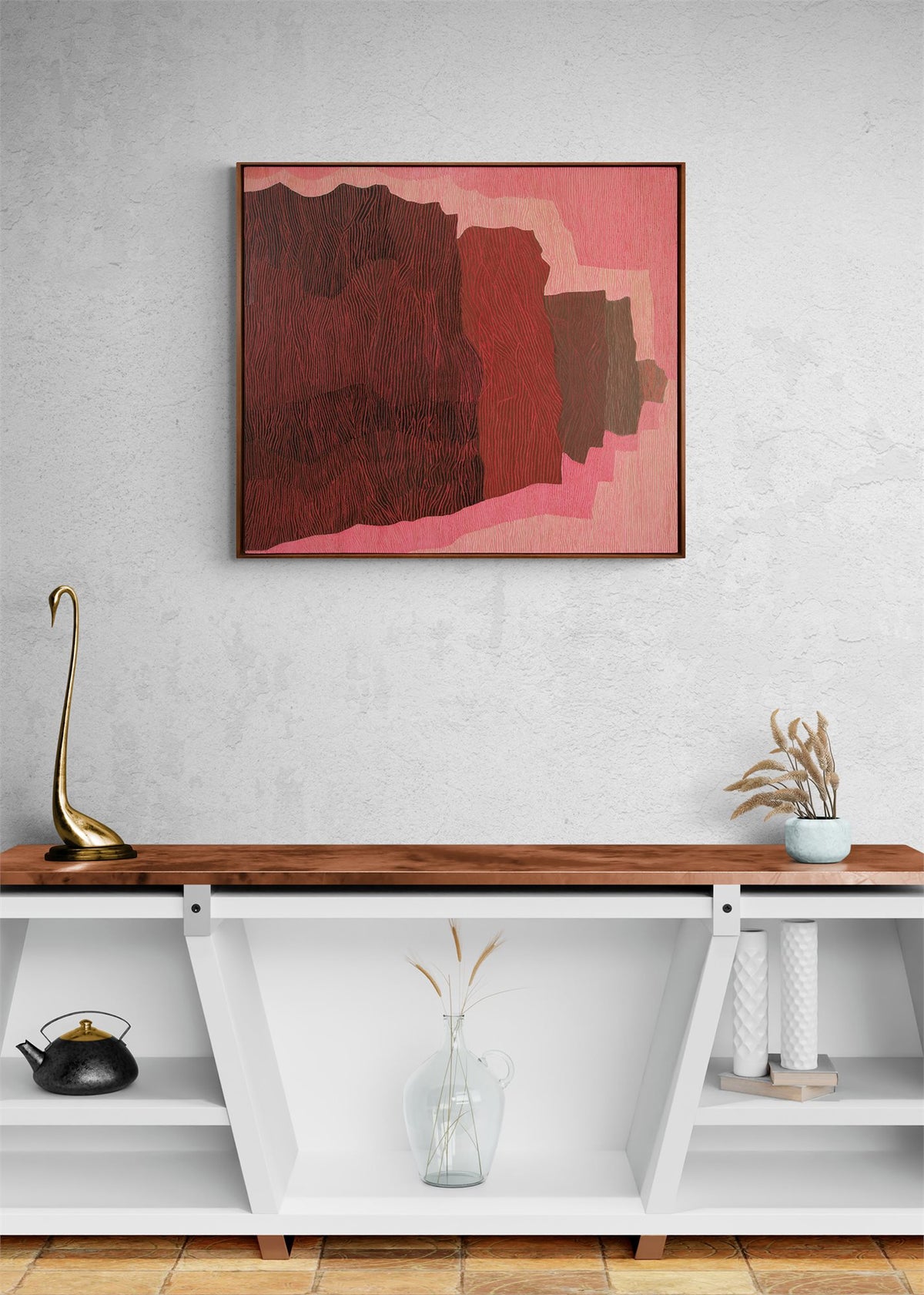 Untitled II (Sea Wall), Painting, circa 1968