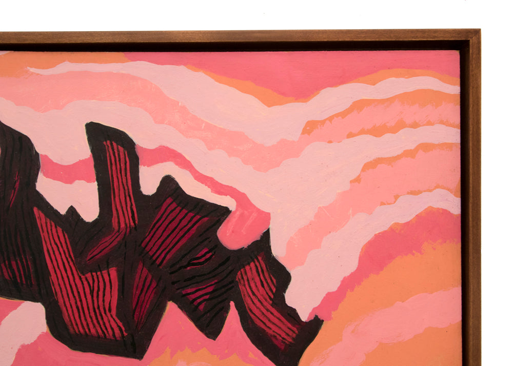 Jagged Sea (Ireland), Painting, circa 1968