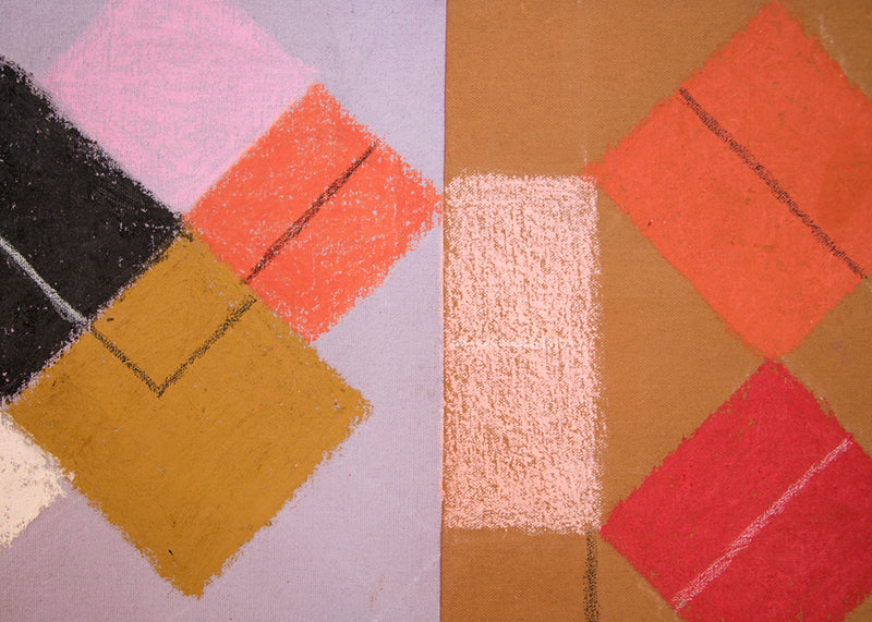 Squared Line, Painting, circa 1970