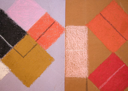 Squared Line, Painting, circa 1970