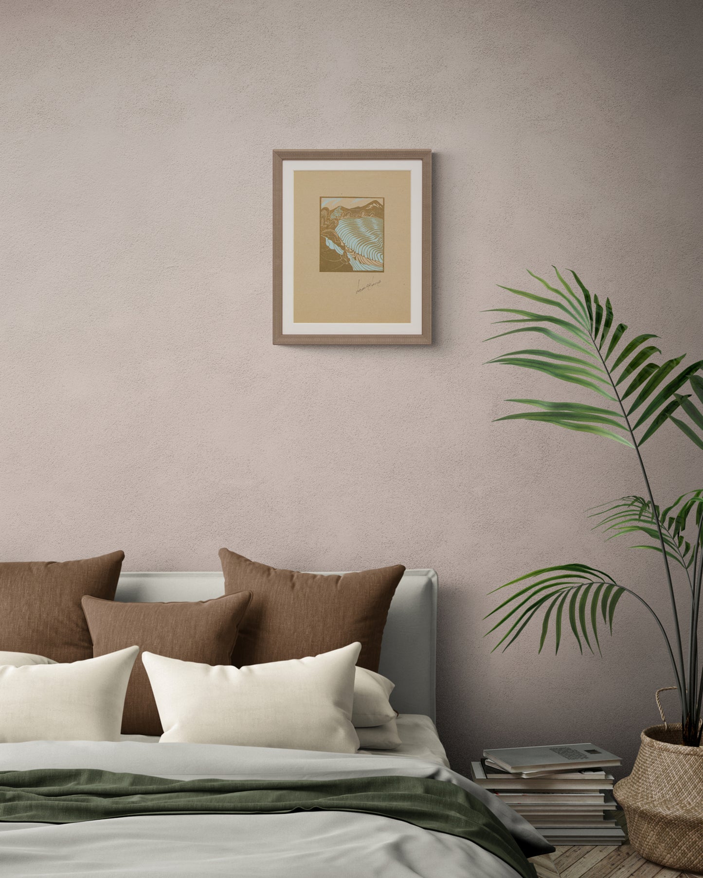 Pirouetting Paddies, Rice Terraces, Print