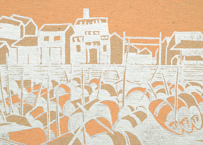 Sampans - Side by Side, Canton, Print, circa 1928