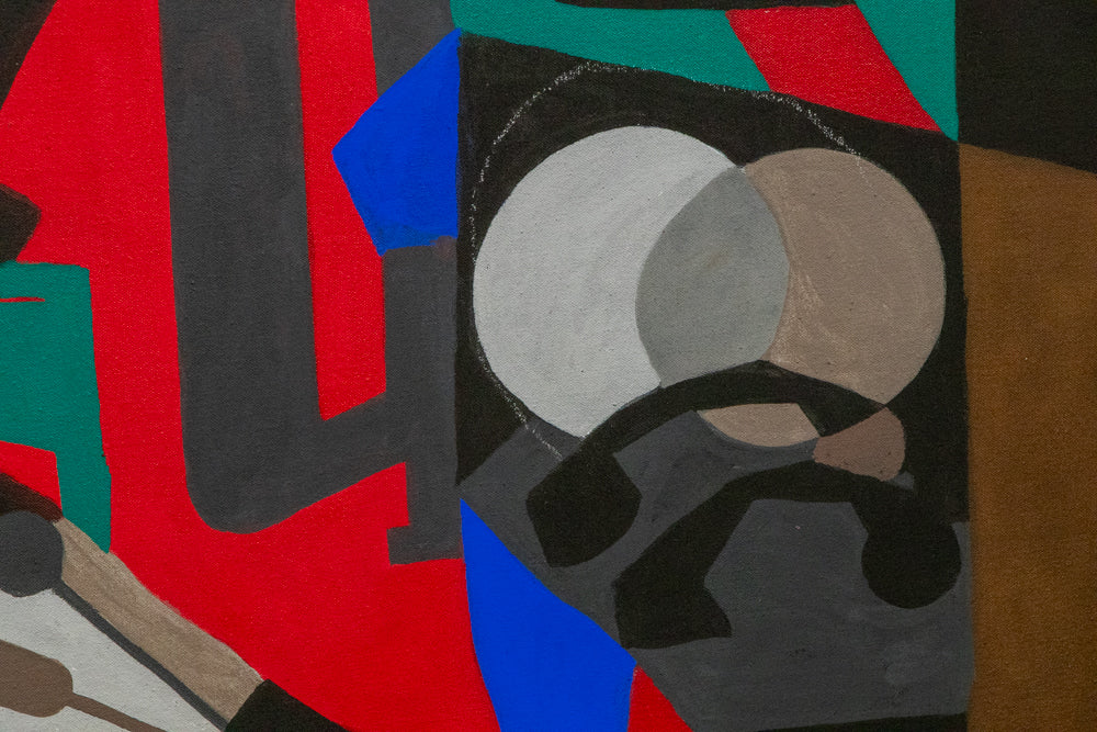 Media Man, Painting, circa 1974