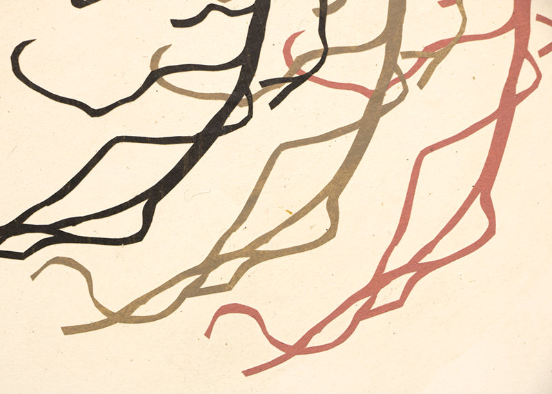 Last Potato Root, Series #4, Painting, circa 1985