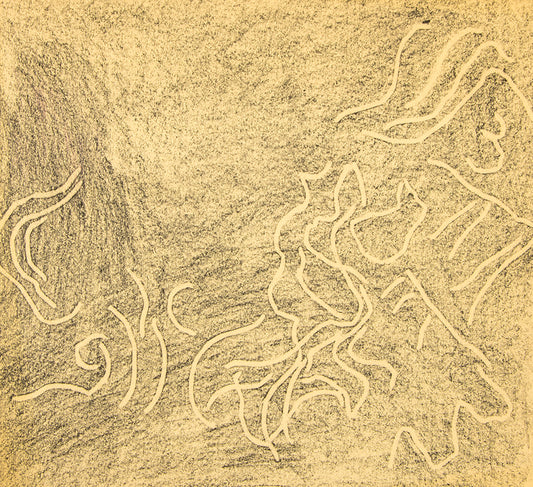 Margo Hoff (1910-2008) artwork for sale. Untitled (Crayon Rubbing Series), Drawing