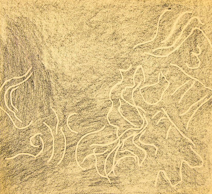 Untitled (Crayon Rubbing Series), Drawing