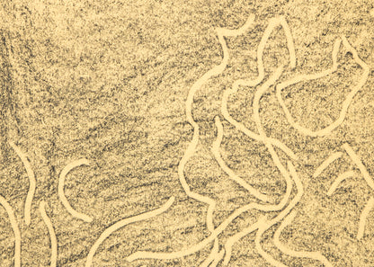 Untitled (Crayon Rubbing Series), Drawing