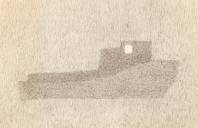 Margo Hoff (1910-2008) artwork for sale. Untitled (Boat), Drawing