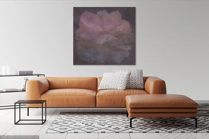 Crystal, Series #3 (Pink Crystal), Painting, circa 1970
