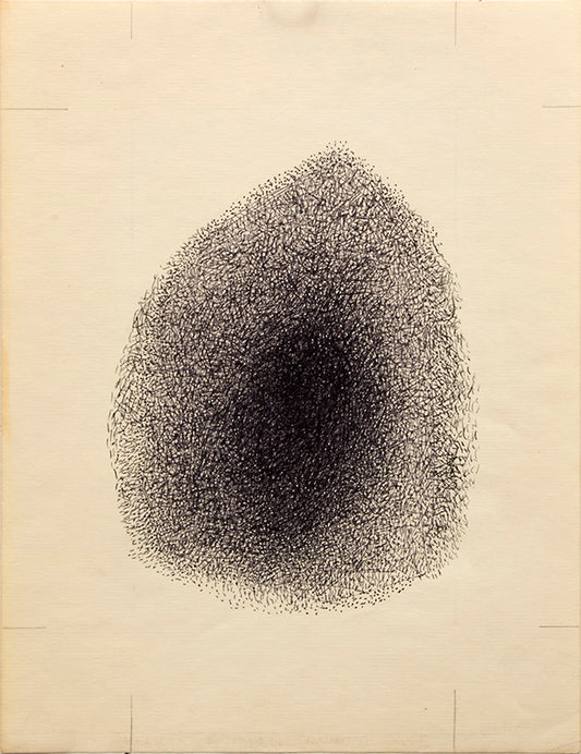 Hearts Obsidian (Mammoth Cave), Pen Drawing