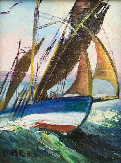 Untitled (Sailing), Painting