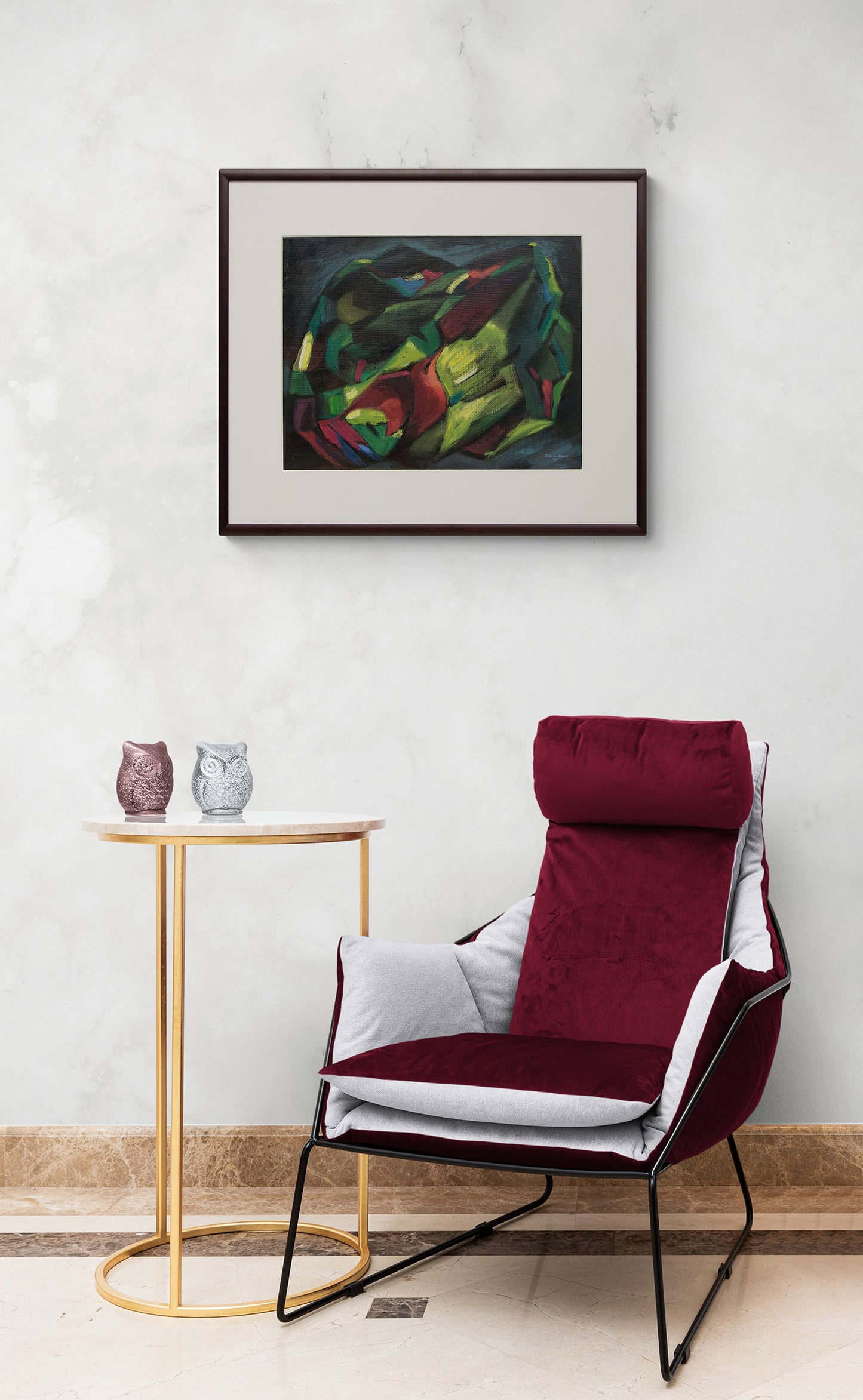 Untitled (Colorado Mountains), Painting, dated 1949