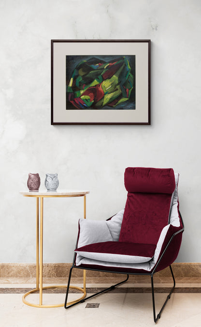 Untitled (Colorado Mountains), Painting, dated 1949