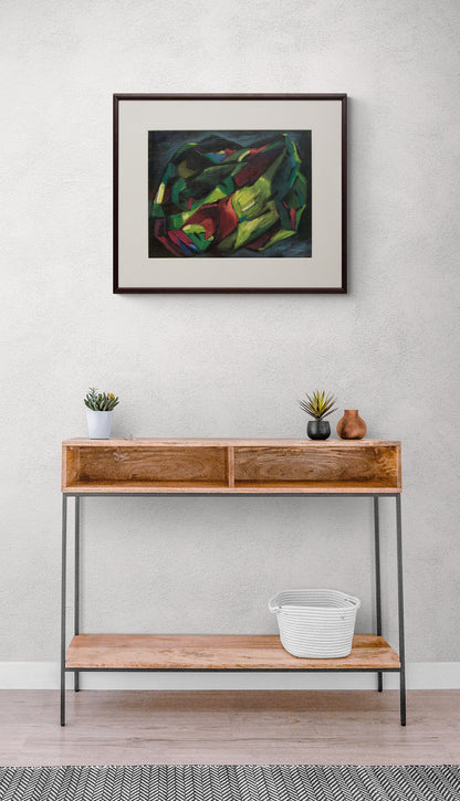 Untitled (Colorado Mountains), Painting, dated 1949