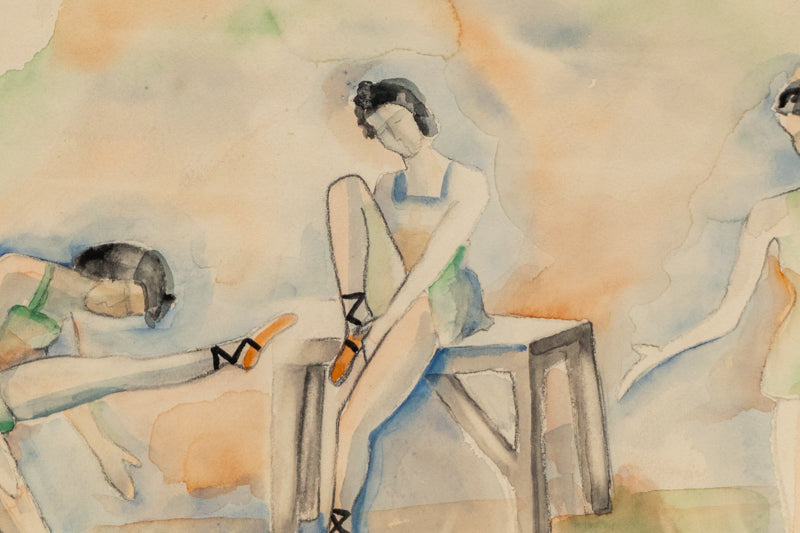 Untitled (Ballet Dancers), Painting, circa 1940