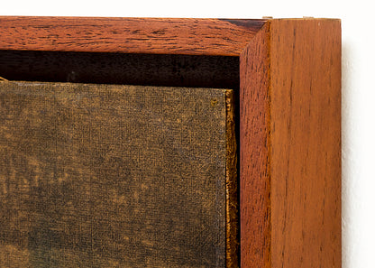 Untitled (Abstract with Man and Geometric Shapes), Painting, dated 1955