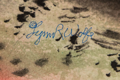 Untitled (Semi Abstract Mountain Landscape), Painting