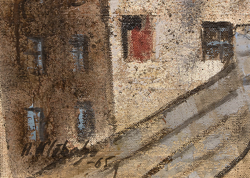 Through the Window (City View), Painting, 1965