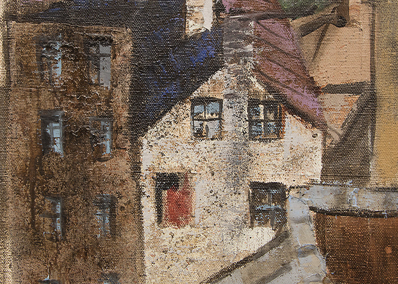 Through the Window (City View), Painting, 1965