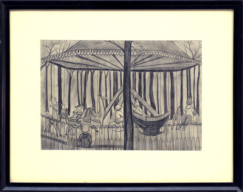 Untitled (Carousel, Paris), Drawing, 1923
