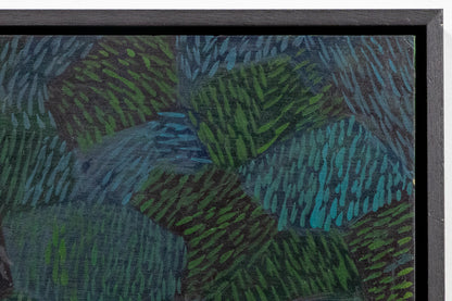 Untitled (People Walking Through the Park), Painting