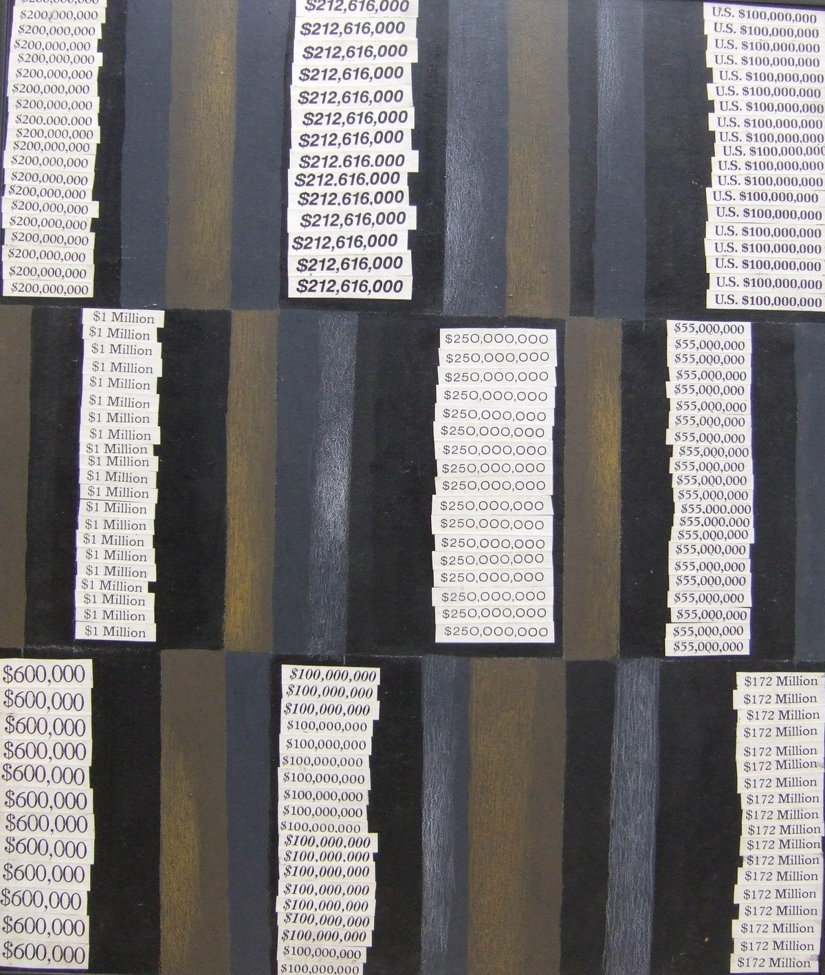 Money Towers, Painting