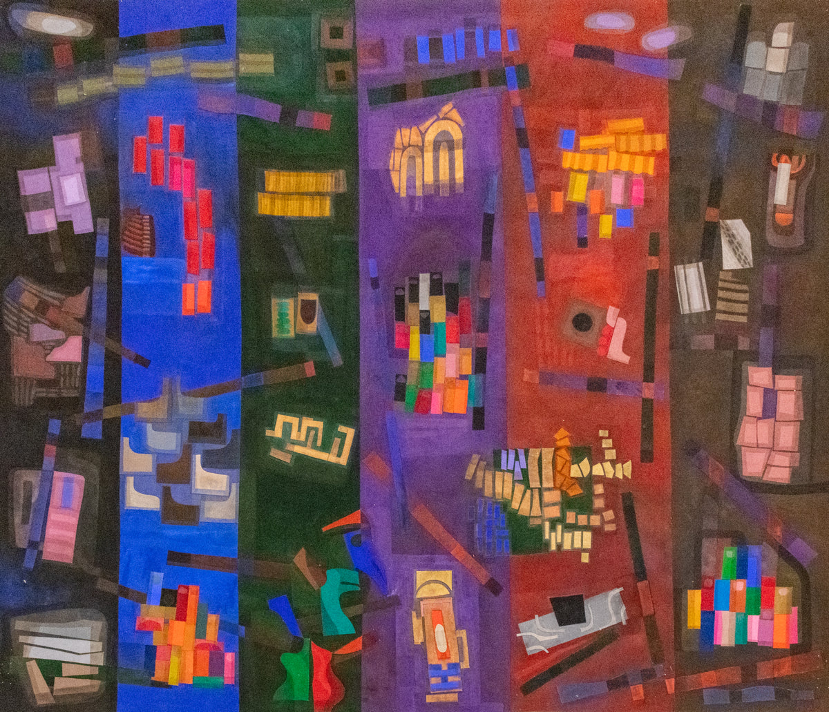 Fragments of an Ancient Land, Painting, 1973-1974