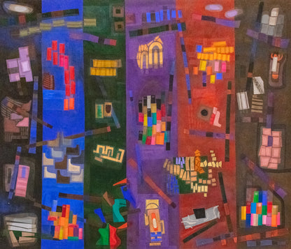 Fragments of an Ancient Land, Painting, 1973-1974