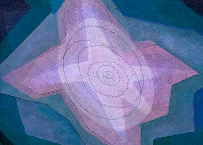 Haiku Series: Camelia Tree, Mixed Media Painting, 1985
