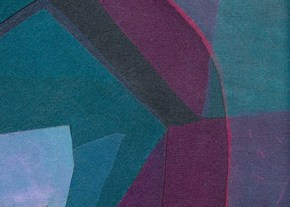 Haiku Series: Camelia Tree, Mixed Media Painting, 1985