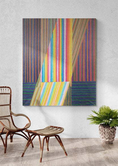 Rainbow River, Painting, 1979