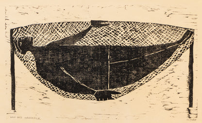 Man and Hammock, Print, 1940