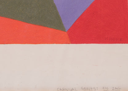 Carnival Series: Zig-Zag, Drawing, 1979