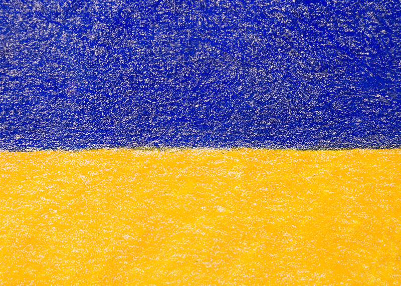 Boat Walk (Abstract in Blue, Yellow, Brown, and Maroon), Drawing, 1986