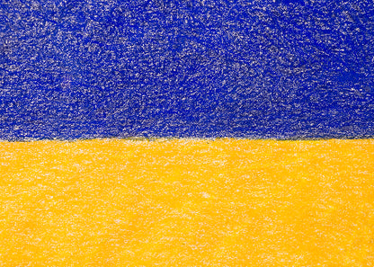 Boat Walk (Abstract in Blue, Yellow, Brown, and Maroon), Drawing, 1986