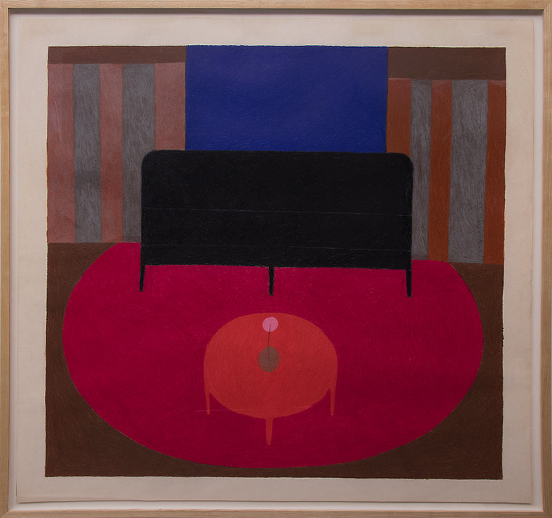 Untitled (Living Room Interior), Drawing, circa 1950-1965