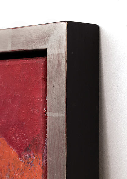 Joie de Vivre (Abstract in Red, White, Orange, and Periwinkle), Painting, 1950