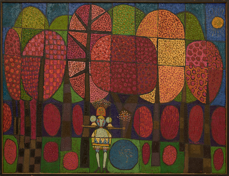 The Enchantress (Woman with Trees), Painting, 1966