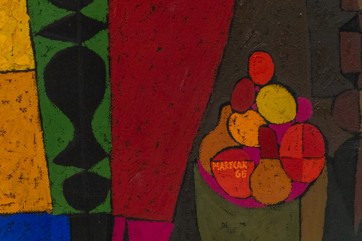 Goddess of Fertility (Abstracted Woman), Painting, 1966
