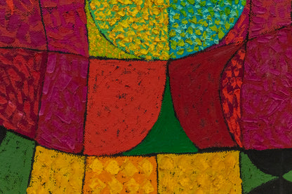 Goddess of Fertility (Abstracted Woman), Painting, 1966