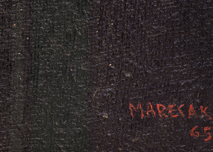 Persephone in the Underworld (Man and Woman), Painting, 1965