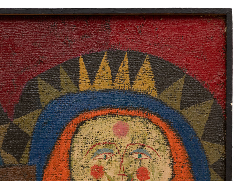 The Three Fates Sit #1 (Three Women), Painting, 1962