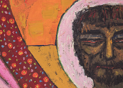 Salome with the Head of John the Baptist (Abstract Biblical Scene), Painting, 1962