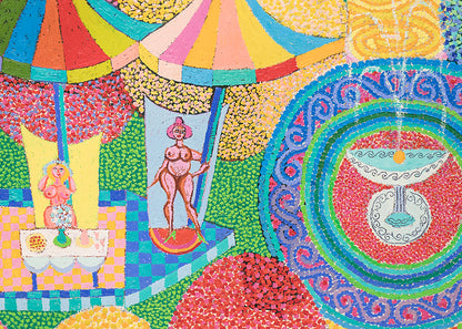 Isis, Venus, Hera, and the Three Fates, Painting, 1987